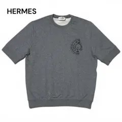 HERMES エルメス クルー・ド・セル ラウンドネック トレーナー Sのサムネイル