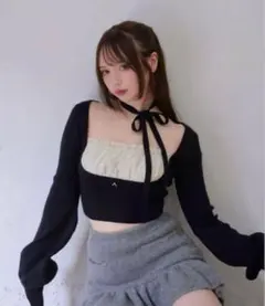 andmary アンドマリー Mew frill tops ANDMARY】Mew frill tops