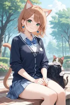 m1281 AIイラスト　かわいい　A4ポスター