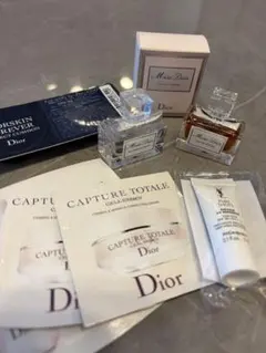 Dior ミニ香水セット＋ファンデーション、アイローションクリームサンプル付き