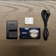 PENTAX Optio M60 本体 ブルー - メルカリ