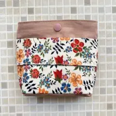 移動ポケット　ふたなし　エデナム　くすみピンク