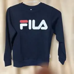 新品未使用 裏起毛 FILA トレーナー ネイビー