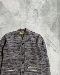 SKOOKUM スクーカム 杢 ヴィンテージ ロゴ 刺繍 ニット カーディガンのサムネイル