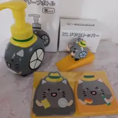 イエローハット　ハットにゃん ソープボトル ドアストッパー キッチンスクレーパーのサムネイル