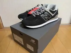 【4月末処分】New Balance ML574 ブラック/グレー 新品タグ付き