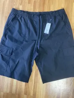 最終値下げメンズ大きいサイズ黒ショートパンツ3L新品 ポリエステル100%