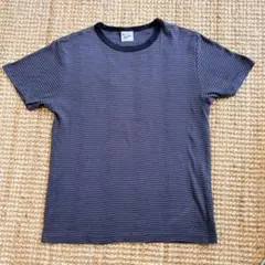 【美品　miller/ミラー】ボーダーTシャツ　ブラック×グレーのサムネイル