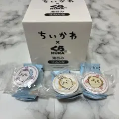 ちいかわ　くら寿司　みんな　缶バッジ3点　ウサギ　モモンガ　シーサー