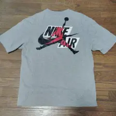 NIKE AIR JORDAN グレー Tシャツ Lサイズ
