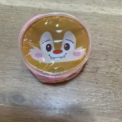 Disney 캐릭터 원형 클리어 파우치 칩 데일