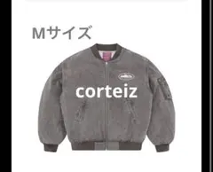 corteiz ISLAND BOMBER JACKET LIGHT GREY