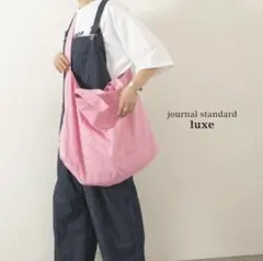 journal standard luxe⭐️リネンチェック BAG レッド - メルカリ
