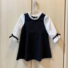 ⭐︎黒フォーマルセット⭐︎冠婚葬祭⭐︎女の子80cm