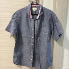 ikka 半袖シャツ X-LARGE 青系