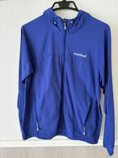 mont-bell キッズジャケット 青 160