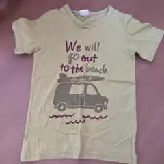 サーフボード 自動車 ビーチ キッズTシャツのサムネイル