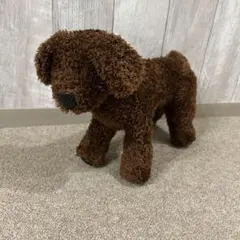ブラウン犬のぬいぐるみ