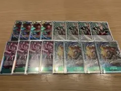 ワンピースカード　緑ミホークデッキパーツ　ペローナsr ローベポ　ミホークsr