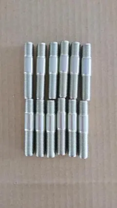 マフラー スタッドボルト M8 - M6 変換 補修 ボルト 全長50mm 8本