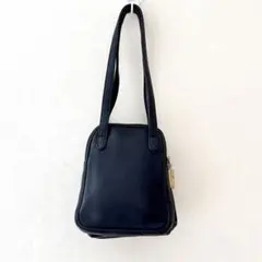 RalphLauren ミニボストンバッグ 本革 黒 レザー　ラルフローレン