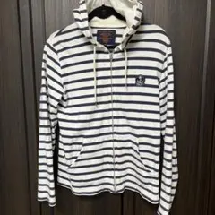 beams×Fidelity フード付きストライプパーカー M