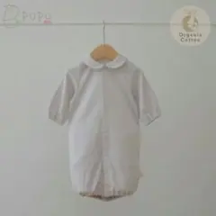 【美品】PUPO 襟付きツーウェイドレス オーガニックコットン
