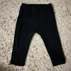 ユニクロ　リブレギンス　パンツ　80 ブラック