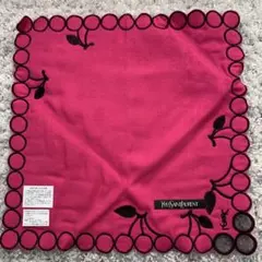 Yves Saint Laurent ハンカチ チェリー柄　さくらんぼ柄