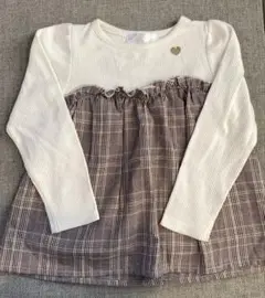 ＜美品＞長袖カットソー チェック柄