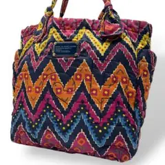 良品 マークバイマークジェイコブス トートバッグ 肩掛け ナイロン マルチカラー