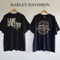 HARLEY-DAVIDSON 2XL 古着　Tシャツ　オーバーサイズ　ロゴT