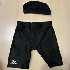 Mizuno 競泳水着 Mサイズ ブラック スイムキャップ ミズノ