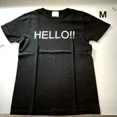 UR SELECT ブラック Tシャツ HELLO!!