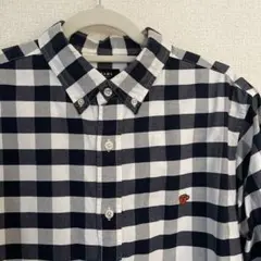 BEAMS HEART チェック柄長袖シャツ XL