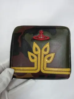 半額 中古 Vivienne Westwood 迷彩 ニつ折りレザー 男女兼用