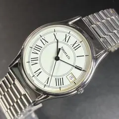 【良品 正規品】ティファニー 腕時計 メンズ クラシック ラウンド 可動品 QZのサムネイル