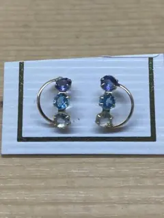 K10 3カラーピアス