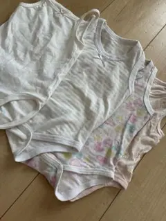 肌着　ロンパース　女の子　4枚セット