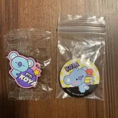 BT21 くら寿司BTS ラバーマスコット新品未開封　缶バッジ　びっくらポン