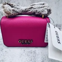 GUESS NOELLE マイクロミニショルダーバッグ ピンク 新品タグ付