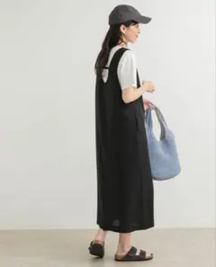 【URBAN RESEARCH】ドライタッチUネックジャンパースカート