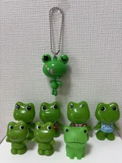 ケロちゃん他色んなカエルのフィギュア8体セット