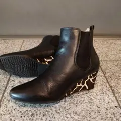 サイドゴアブーツ 本革 23