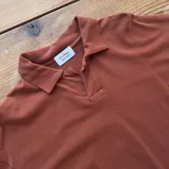 【ジャーナルスタンダード】Still Authentic ポロシャツ　オレンジのサムネイル