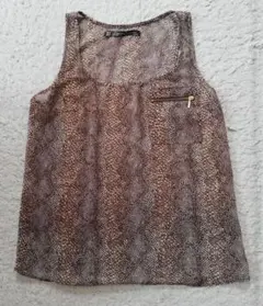 ZARA パイソン トップス