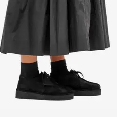 Clarks Originals Trek Wedge black suede