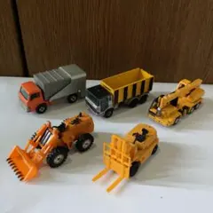 建設車両ミニカー5台セット