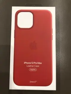 純正品Apple iPhone12Pro Max レザーMagSafe対応のサムネイル