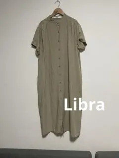 Libra ロングシャツワンピース レーヨン